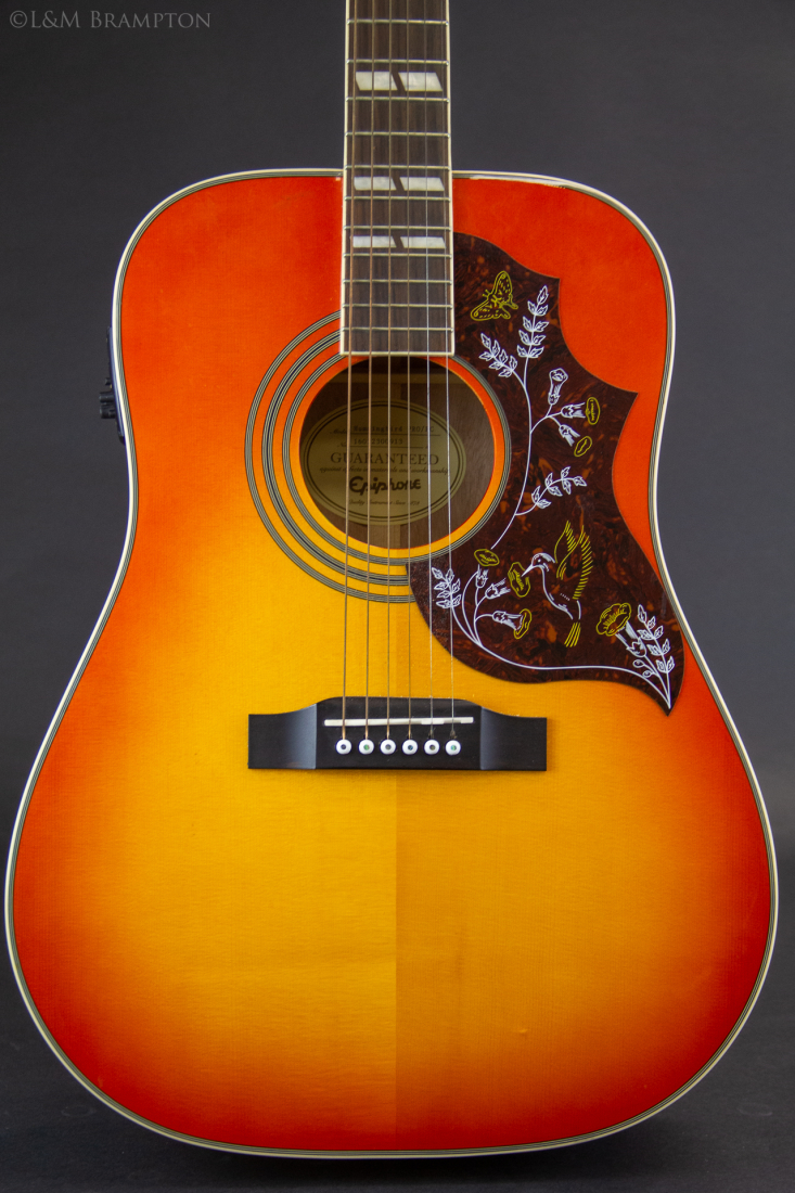 Gear Hunter Epiphone Hummingbird Pro Acoustic Electric Guitar