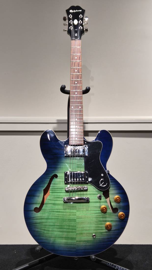 Epiphone 限定版 Dot Deluxe Aquamarine (AM) Epiphone Dot Deluxe Semi-Hollow Electric Guitar - Aquamarine