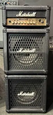 Marshall MG Series MG15FXMSDM Dave Mustaine Megastack Amp Head And Cabinet Black