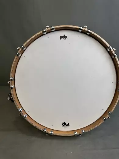 PACIFIC DRUMS Concept Select 6.5x14'' Snare - 3mm Aluminum with Walnut Wood Hoops 2