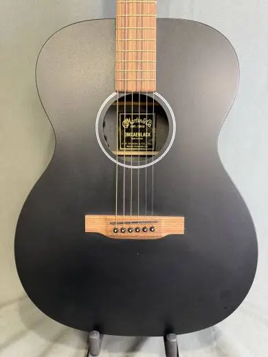 Martin Guitars OM X-Series CE Acoustic/Electric with Cutaway - Black 2