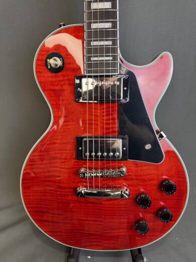Store Special Product - Epiphone LP Custom - Figured Trans Red