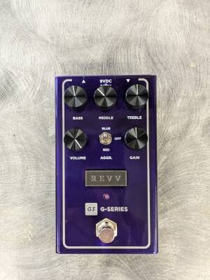 Revv G3 V2 Distortion Pedal - Purple | Long & McQuade