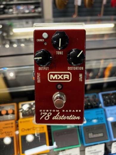 ギター MXR Custom Badass '78 Distortion MXR M78 Custom Badass '78 Distortion｜ミュージックランドKEY