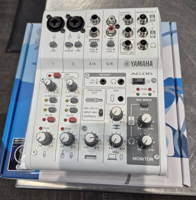 Yamaha AG06MK2 6-Channel Live Streaming Loopback Audio USB Yamaha AG06MK2 6-Channel Live Streaming Loopback Audio USB
