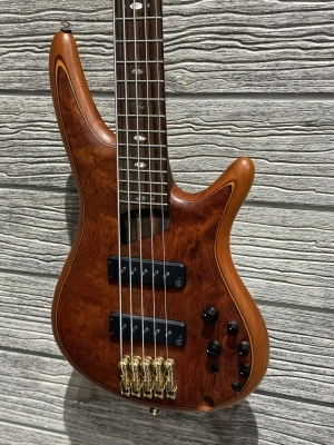 IBANEZ PREMIUM BASS 5 BUBINGA TOP