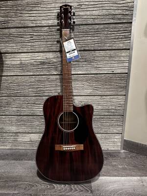 Fender CD-60SCE Dreadnought, Walnut Fingerboard - All-Mahogany