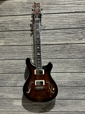 PRS SE HOLLOWBODY II BLK GOLD BURST 2