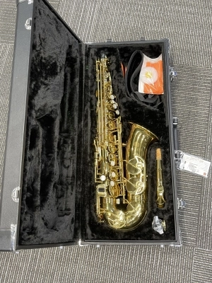 JUPITER ALTO SAX, GOLD LACQUERED, HIGH F#