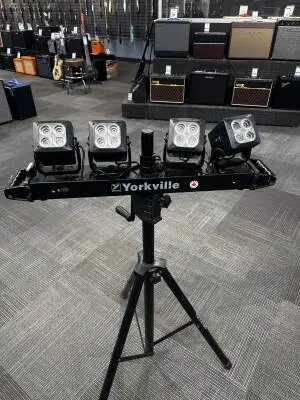 LP DIMMER BAR W/4LED HEADS, ONBOARD FX