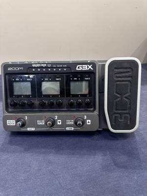 zoom g3x 箱あり G3X Guitar Effects & Amp Simulator with Expression Pedal | Zoom