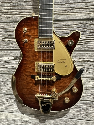 Store Special Product - Gretsch G6134TGQM-59 Limited Edition Quilt Classic Penguin with Bigsby