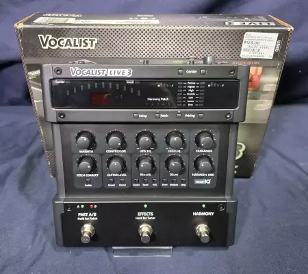 Digitech Vocalist Live 3 Harmony Effects Pedal