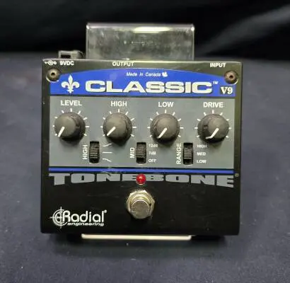 Radial - Classic V9 Overdrive Distortion Pedal