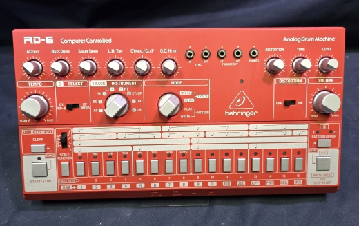 Behringer - RD-6 Analog Drum Machine - Red