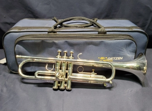 Getzen Trumpet Silver Plated w/Amado Water Key