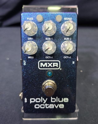 MXR Poly Blue Octave Pedal W/Fuzz And Modulation | Long MXR Poly Blue Octave Pedal W/Fuzz And Modulation | Long