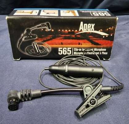 Apex - APEX565 Mini Clip On Mic with Gooseneck