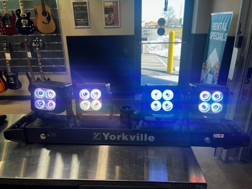 Par 4 Yeux - Prise UE - Éclairage de scène 4 en 1 à LED RGBW 4 en 1