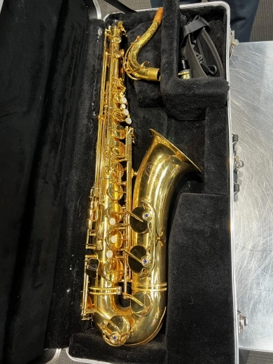 JUPITER DELUXE TENOR SAX, GOLD LAC. HIGH F#