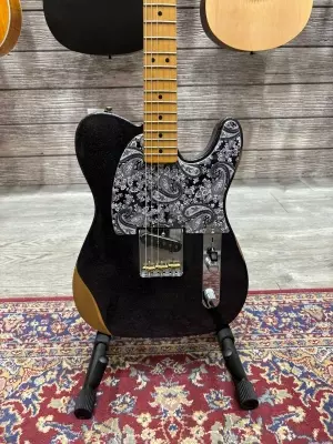 Fender Brad Paisley Esquire MN Black Sparkle 2