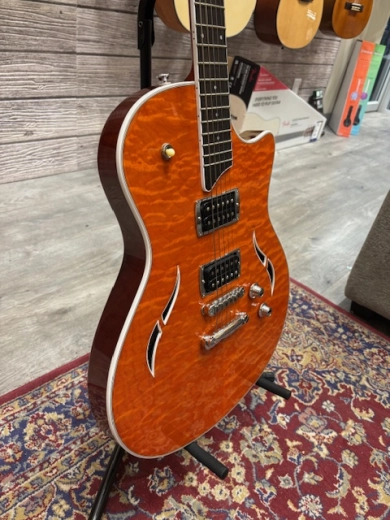 Taylor T3 Semi-Hollowbody Electric - Quilt Orange 3