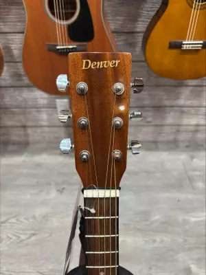 Denver 3/4 Size Left-Hand Steel String Acoustic w/ Gig Bag 5