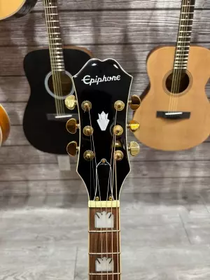 Epiphone J200EC Studio Lefty Vintage Sunburst 5