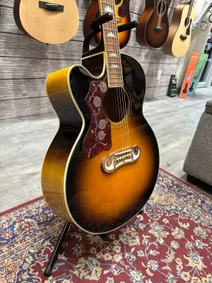 Epiphone J200EC Studio Lefty Vintage Sunburst 3
