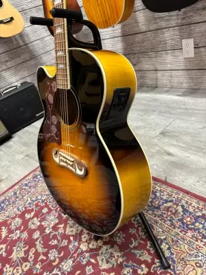 Epiphone J200EC Studio Lefty Vintage Sunburst 4