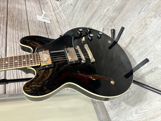 Store Special Product - Gibson ES-335 DOT Semi-Hollow Body Electric - Vintage Ebony