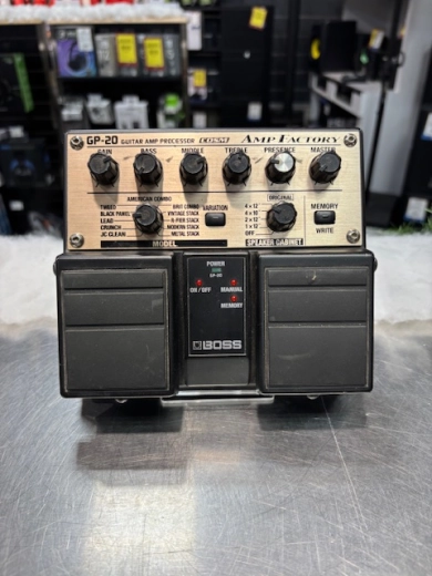 Boss GP-20 Guitar Amp Processor (Twin Pedal) 2