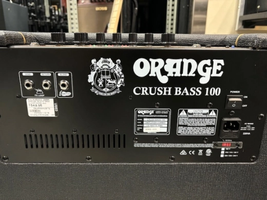 Orange Amplifiers - CRUSHBASS 100BK - 100 Watt Bass Combo w/ Tuner 6