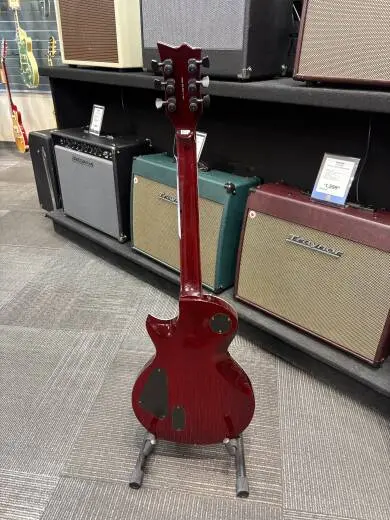 ESP LTD EC-1000QM SINGLECUT SEE THRU BLK CHRY 2