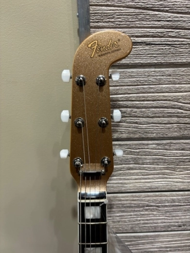 Fender Parallel Universe Volume II Maverick Dorado - Firemist Gold w/ Case 5