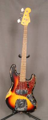 Fender Custom Shop 1961 Jazz Bass Heavy Relic - 3-Tone Sunburst