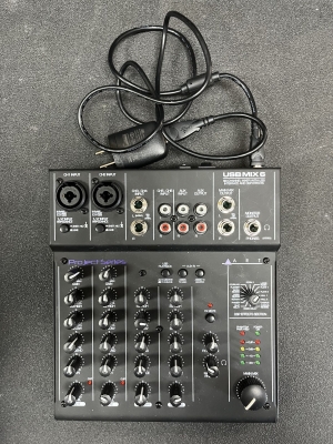 ART Pro Audio - 6 Channel USB Recording Mixer w/Fx