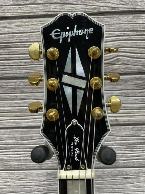 Epiphone Les Paul Custom Left Handed - Ebony 3