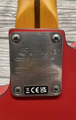 Squier - 40th Anniversary Telecaster - Satin Dakota Red 6