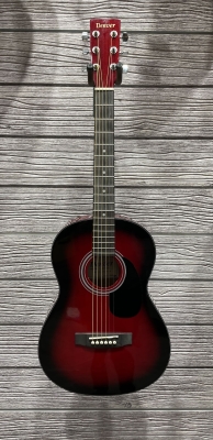 Denver Acoustic Guitar - 3/4 Size - Red 2