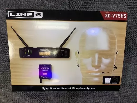 Line 6 - XD-V75 Digital Wireless Headset System - Black Headset