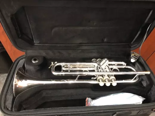S. E. Shires - TRQ10S Bb Trumpet, .459 Bore, Silver Plated w/Case