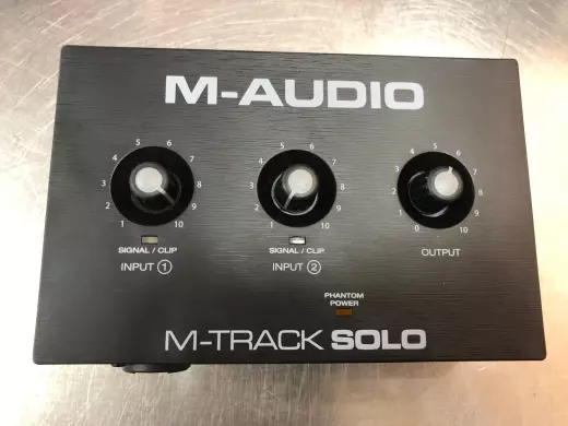M-Audio - M-Track Solo 2-Channel USB Audio Interface with One Mic Pre