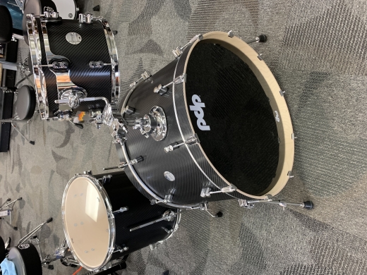 Pacific Drums Concept Maple 3-Piece Rock Kit (24,13,16) - Carbon Fibre
