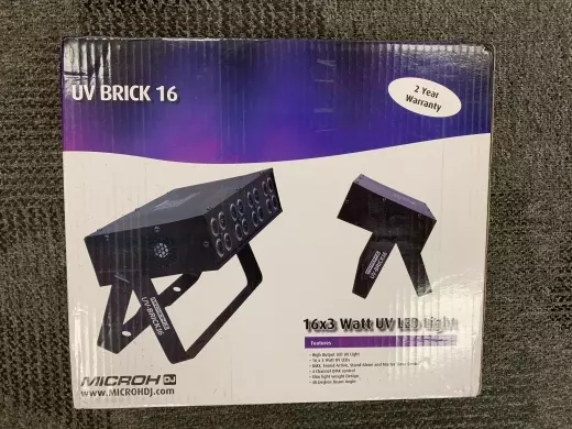 Store Special Product - Microh - UVBRICK16 16 x 3 Watt LED UV Wash - DMX