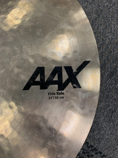 SABIAN AAX 22 INCH THIN RIDE 3