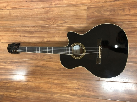Denver Full Size Nylon String Guitar With Cutaway - Black