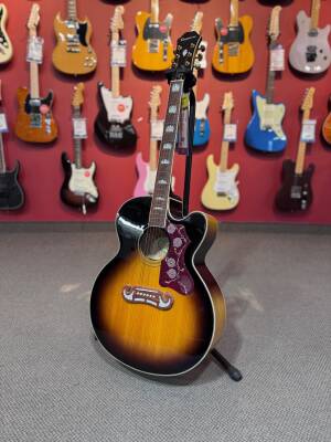 Store Special Product - Epiphone - J200EC STUDIO VINTAGE SUNBURST