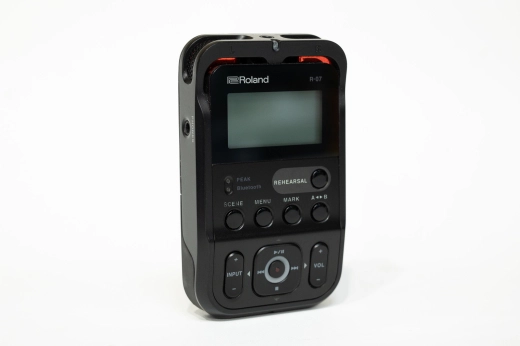 Roland - R-07 High Resolution Audio Recorder - Black
