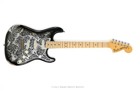 Fender Custom Shop - Limited 1968 Black Paisley Stratocaster Relic, Maple Fingerboard - Black Paisley